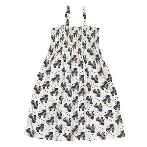 Hanna (150|12y) Smocked Rollerskate Dress